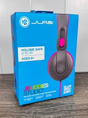 NEW JLab JBuddies Studio On-Ear Folding Kids Headphones